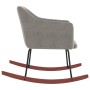 Silla mecedora de terciopelo gris claro de , Mecedoras - Ref: Foro24-331254, Precio: 77,34 €, Descuento: %