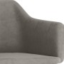 Silla mecedora de terciopelo gris claro de , Mecedoras - Ref: Foro24-331254, Precio: 77,34 €, Descuento: %