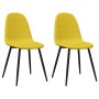 Sillas de comedor 2 uds terciopelo amarillo mostaza | Foro24.es | Tu tienda online para hogar, jardín y más Foro24.es
