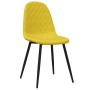 Sillas de comedor 2 uds terciopelo amarillo mostaza | Foro24.es | Tu tienda online para hogar, jardín y más Foro24.es