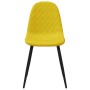 Sillas de comedor 2 uds terciopelo amarillo mostaza | Foro24.es | Tu tienda online para hogar, jardín y más Foro24.es