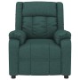 Sillón de masaje de tela verde oscuro de , Sillones de masaje eléctricos - Ref: Foro24-348126, Precio: 195,14 €