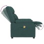 Sillón de masaje de tela verde oscuro de , Sillones de masaje eléctricos - Ref: Foro24-348126, Precio: 195,14 €