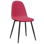 Sillas de comedor 6 unidades terciopelo rojo tinto de , Sillas de comedor - Ref: Foro24-3082886, Precio: 327,24 €, Descuento: %