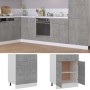 Armario bajo cajón madera ingeniería gris hormigón 60x46x81,5cm de , Armarios de cocina - Ref: Foro24-801232, Precio: 118,14 ...