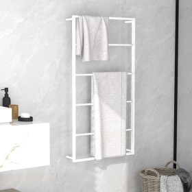 Toallero de acero blanco 60x10x116 cm de , Toalleros - Ref: Foro24-336121, Precio: 49,84 €, Descuento: %