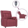 Sillón reclinable eléctrico tela rojo tinto de , Sillones - Ref: Foro24-3143570, Precio: 218,79 €, Descuento: %