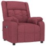 Sillón reclinable eléctrico tela rojo tinto de , Sillones - Ref: Foro24-3143570, Precio: 218,79 €, Descuento: %