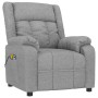Sillón de masaje eléctrico tela gris claro de , Sillones de masaje eléctricos - Ref: Foro24-3143579, Precio: 234,75 €