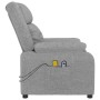 Sillón de masaje eléctrico tela gris claro de , Sillones de masaje eléctricos - Ref: Foro24-3143579, Precio: 234,75 €