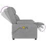 Sillón de masaje eléctrico tela gris claro de , Sillones de masaje eléctricos - Ref: Foro24-3143579, Precio: 234,75 €