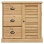 Aparador alto VIGO madera maciza de pino 78x40x175 cm de , Aparadores - Ref: Foro24-3188304, Precio: 325,79 €, Descuento: %