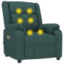 Sillón de masaje eléctrico tela verde oscuro | Foro24.es | Tu tienda online para hogar, jardín y más Foro24.es