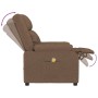 Sillón de masaje eléctrico tela marrón de , Sillones de masaje eléctricos - Ref: Foro24-348124, Precio: 195,14 €, Descuento: %