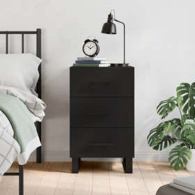 Mesita de noche madera de ingeniería negro 40x40x66 cm de , Mesitas de noche - Ref: Foro24-827685, Precio: 92,43 €, Descuento: %