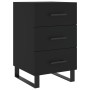 Mesita de noche madera de ingeniería negro 40x40x66 cm de , Mesitas de noche - Ref: Foro24-827685, Precio: 92,43 €, Descuento: %