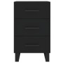 Mesita de noche madera de ingeniería negro 40x40x66 cm de , Mesitas de noche - Ref: Foro24-827685, Precio: 92,43 €, Descuento: %