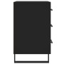 Mesita de noche madera de ingeniería negro 40x40x66 cm de , Mesitas de noche - Ref: Foro24-827685, Precio: 92,43 €, Descuento: %