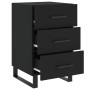 Mesita de noche madera de ingeniería negro 40x40x66 cm de , Mesitas de noche - Ref: Foro24-827685, Precio: 92,43 €, Descuento: %