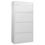 Armario de oficina de acero gris claro 90x40x180 cm de , Taquillas y armarios de almacenamiento - Ref: Foro24-335943, Precio:...