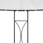 Cenador redondo blanco 300x290 cm de , Carpas y cenadores - Ref: Foro24-310030, Precio: 253,68 €, Descuento: %