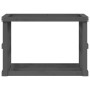 Soporte para leña de exterior madera pino gris 108x52x74 cm de , Bolsas y soportes de leña - Ref: Foro24-822633, Precio: 97,9...