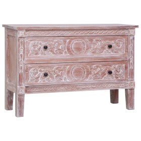 Aparador con 2 cajones madera maciza de caoba 90x30x60 cm de , Aparadores - Ref: Foro24-283852, Precio: 206,85 €, Descuento: %