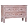 Aparador con 2 cajones madera maciza de caoba 90x30x60 cm de , Aparadores - Ref: Foro24-283852, Precio: 206,85 €, Descuento: %