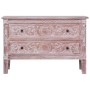 Aparador con 2 cajones madera maciza de caoba 90x30x60 cm de , Aparadores - Ref: Foro24-283852, Precio: 206,85 €, Descuento: %
