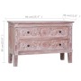 Aparador con 2 cajones madera maciza de caoba 90x30x60 cm de , Aparadores - Ref: Foro24-283852, Precio: 206,85 €, Descuento: %