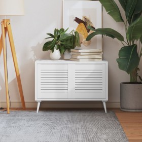 Puerta de armario lamas 2 uds madera pino blanco 39,5x39,4 cm de , Puertas de armarios - Ref: Foro24-151143, Precio: 42,19 €,...