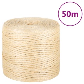 Cuerda 100% sisal 4 mm 50 m de , Sogas y cuerdas metálicas - Ref: Foro24-155008, Precio: 14,56 €, Descuento: %
