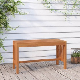 Banco de jardín de madera maciza de eucalipto 80 cm