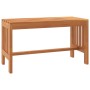 Banco de jardín de madera maciza de eucalipto 80 cm