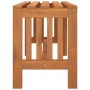 Banco de jardín de madera maciza de eucalipto 80 cm