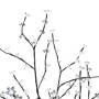 Árbol de Navidad 128 LEDs blanco cálido flores de cerezo 120 cm | Foro24.es | Tu tienda online para hogar, jardín y más Foro24.es