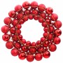 Corona de Navidad poliestireno roja 45 cm de , Adornos festivos - Ref: Foro24-356121, Precio: 40,45 €