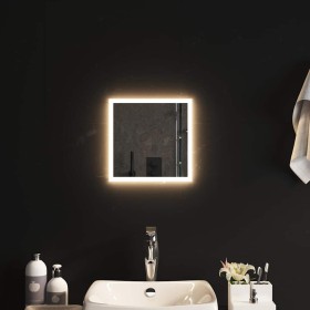 Espejo de baño con LED 30x30 cm de , Espejos - Ref: Foro24-151756, Precio: 32,50 €, Descuento: %