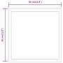 Espejo de baño con LED 30x30 cm de , Espejos - Ref: Foro24-151756, Precio: 32,50 €, Descuento: %
