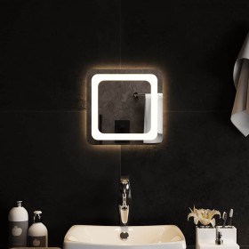 Espejo de baño con LED 30x30 cm de , Espejos - Ref: Foro24-151775, Precio: 32,15 €, Descuento: %