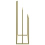 Toallero de pie de hierro dorado 48x24x79 cm de , Toalleros - Ref: Foro24-343092, Precio: 71,31 €, Descuento: %