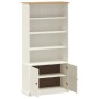 Librería VIGO madera maciza de pino blanco 85x35x170 cm