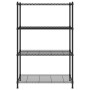 Estante de almacenamiento 4 niveles negro 90x35x137 cm 200 kg de , Estanterías industriales - Ref: Foro24-324622, Precio: 73,...