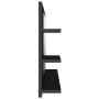 Espejo de baño madera contrachapada negro brillo 90x10,5x45 cm | Foro24.es | Tu tienda online para hogar, jardín y más Foro24.es