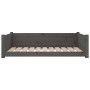 Cama para perros madera maciza de pino gris 95,5x65,5x28 cm | Foro24.es | Tu tienda online para hogar, jardín y más Foro24.es