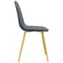 Sillas de comedor 6 unidades terciopelo gris oscuro de , Sillas de comedor - Ref: Foro24-3082871, Precio: 287,69 €, Descuento: %