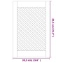 Puertas de armario entramado 2 uds madera pino 39,5x61,5 cm de , Puertas de armarios - Ref: Foro24-372790, Precio: 49,71 €, D...