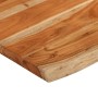 Encimera de baño rectangular madera maciza acacia 80x60x3,8 cm de , Tableros para mesas - Ref: Foro24-370308, Precio: 86,85 €...