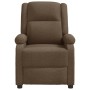 Sillón reclinable de tela marrón de , Sillones - Ref: Foro24-348437, Precio: 237,93 €, Descuento: %