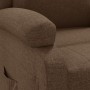 Sillón reclinable de tela marrón de , Sillones - Ref: Foro24-348437, Precio: 237,93 €, Descuento: %